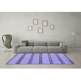 thumbnail image 3 of Ahgly Company Indoor Rectangle Abstract Blue Modern Area Rugs, 7' x 9', 3 of 4