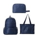 thumbnail image 2 of Qarigey portátil plegable de Color sólido para hombre y mujer, bolsa impermeable con cremallera, para acampar, senderismo, teléfono, Envolturas para manijas de equipaje cian, 2 of 6