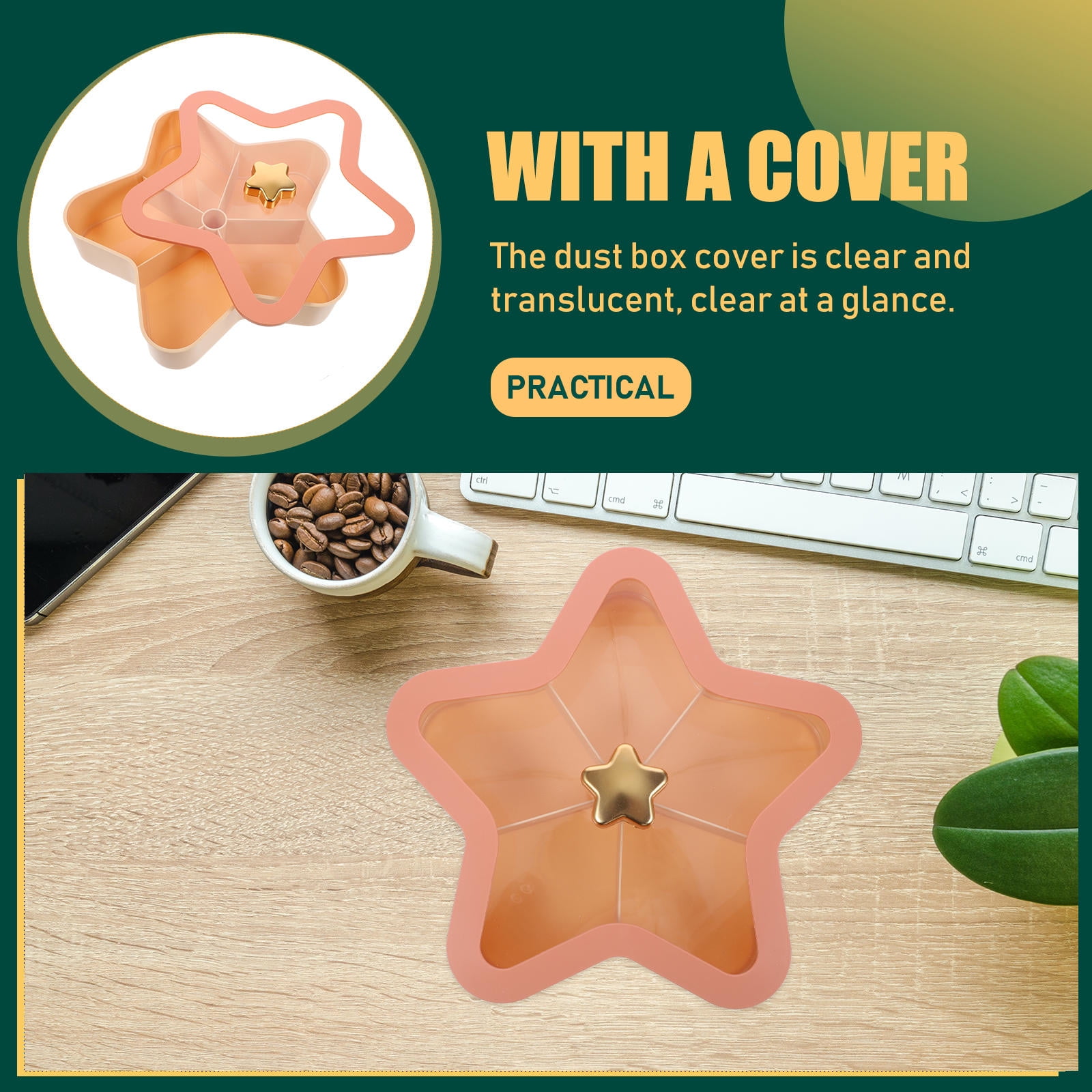 FONWILYO 1Pack Fresh and Simple Design Pink Plastic Snack Plate for Fruit and Candy Serving Home Use