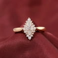thumbnail image 4 of solitaire jewels 1.5CT Marquise Moissanite Art Deco Engagement Ring For Women, 14K Yellow Gold, 4 of 5