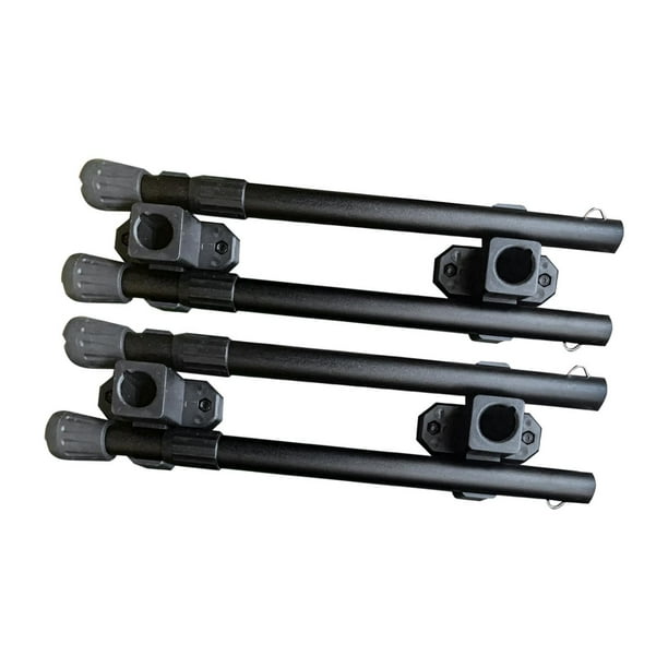 4 Piezas de Soportes para Mesa de Camping, Patas de Taburete Portátiles, Ahorradoras de Espacio, Ligeras, Piezas de Patas de Mesa Plegables para Barba Estirar