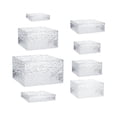 thumbnail image 3 of Wweixi Acrylic Cube Display Box Riser Buffet Riser for Catering Action Figures Cake 3 piece set 8 piece set, 3 of 6