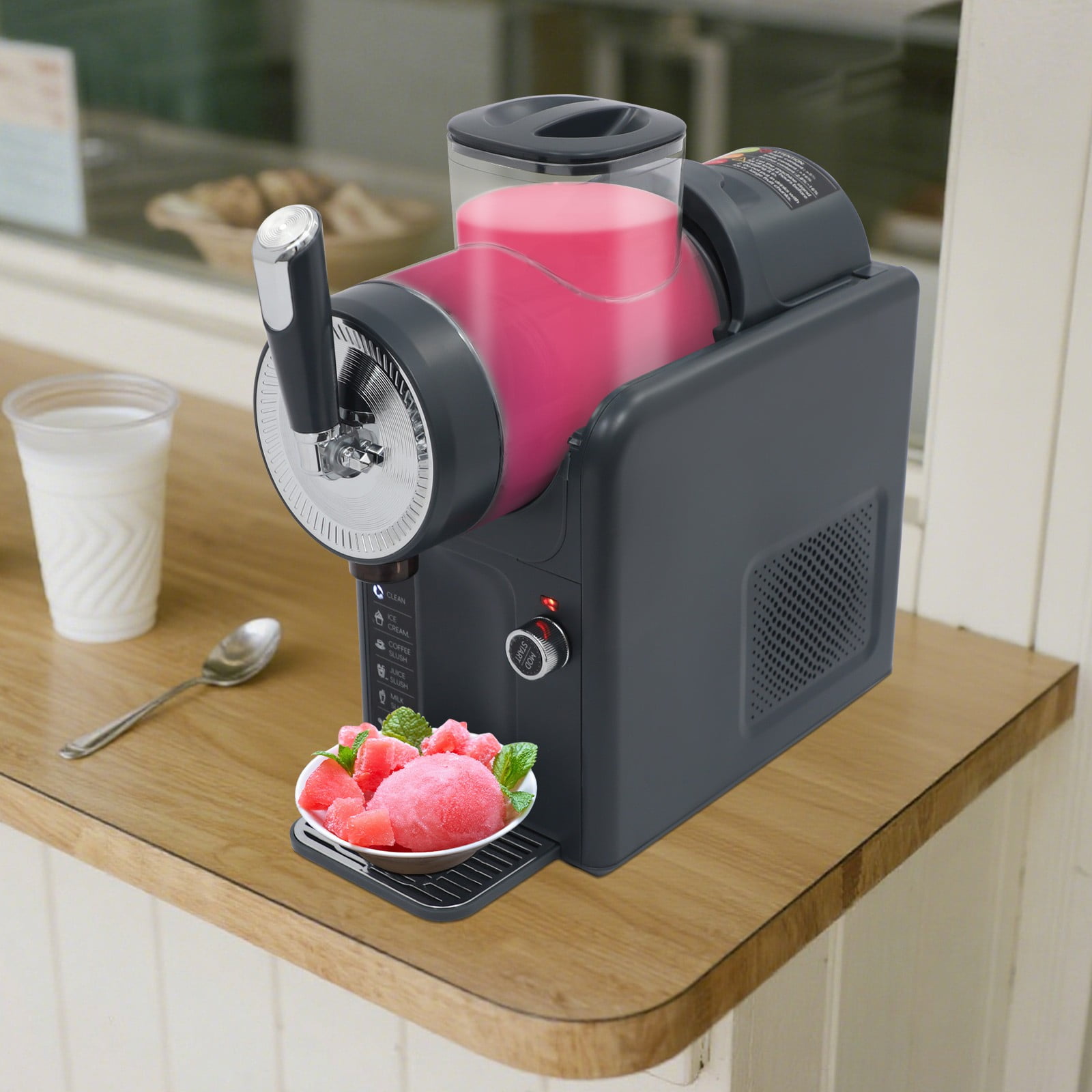 Frozen Drink Machine, Shaved Ice Machine for Home with Self-Cleaning Function, Frozen Drink Machine for Home