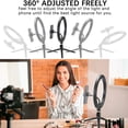 thumbnail image 2 of Yi Lighting 10" LED Ring Light with Tripod Stand & Phone Holder, Desk Makeup Light for Live Streaming YouTube, TikTok, 2 of 6