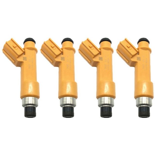 4X Boquilla de inyector de combustible para coche 23250-0M010 23209-0M010 para Yaris Asia 06-09 14-16 VIOS 07-10 1NZFZ NCP91 93 NCP1505