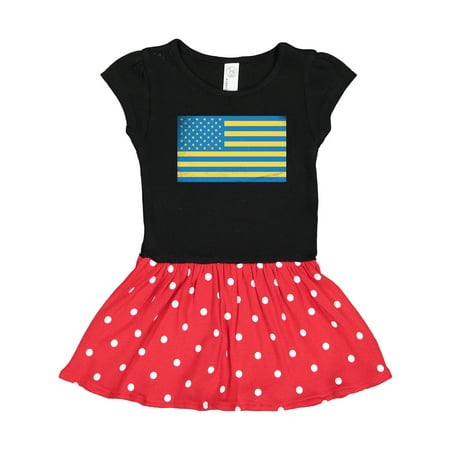 

Inktastic Ukrainian American Gift Toddler Girl Dress