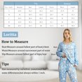 thumbnail image 5 of Loritta Secret 2 Pieces Womens Pajamas Sets Comfy Printed Loungewear Sets Woman with Pockets ，Sizes S-2XL, 5 of 6