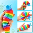 thumbnail image 2 of Kids Fidget Slug Sensory Toy Stress Relief 18cm Squishy Pop It Model YC1122, 2 of 9