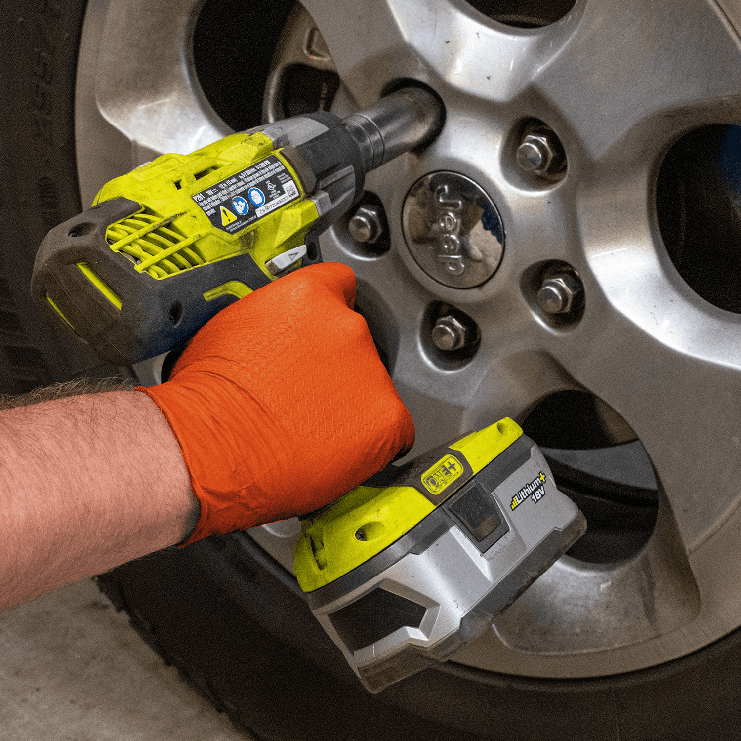 Denco Griptensity Commercial Grade Nitrile Gloves, Orange, Industrial Grip, Hi-Vis, 8MIL, Diamond Texture, XXL, 10 Boxes