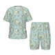 thumbnail image 1 of Balery Cute Honeybees Conjunto de Pijama Infantil de Manga Corta con Estampado – Ropa de Dormir de Algodón Suave-Large, 1 of 6