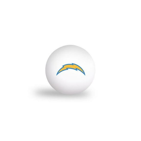 Wraft 652485399 Los Angeles Chargers Ping Pong Balls - Pack of 6