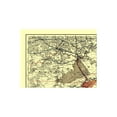 thumbnail image 4 of Railroad Map - Consolidated Southern Railroad - Colton 1883 - Vintage Wall Art, 4 of 4