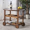 thumbnail image 4 of Aluminum - accented bar cart with adjustable top for outdoor entertaining needs, 4 of 6
