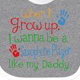 thumbnail image 4 of Inktastic Saxophone Player Like Daddy Boys or Girls Baby Bib, 4 of 4