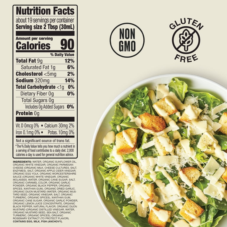 salad with caesar dressing calories Does Wendy's Caesar salad calorie count include the Caesar sauce?