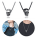 thumbnail image 1 of Collar Cadena Cráneo Calavera Santa Acero Inoxidable 2pcs Xtellar negro, 1 of 4