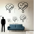 thumbnail image 3 of Violaura Family Heart Metal Wall Art - Easy to Install Hanging Perfect for Home, Living Room Decor (12" x 12"), 3 of 8