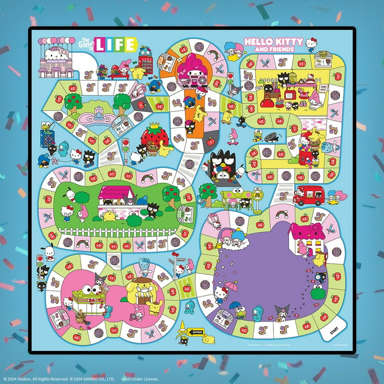 LIFE®: Hello Kitty and Friends Board Game, by USAopoly - Main Image
