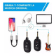 thumbnail image 3 of Sistema Transmisor Y Receptor Inalambrico Guitarra Uhf A8 Negro, 3 of 5