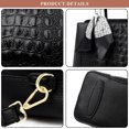 thumbnail image 3 of PU Leather Purses and Handbags for Women Classic Crocodile Print Work Satchel Stylish Tote Bag Commuter Shoulder Bags, 3 of 7