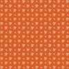 Waverly Inspirations Cotton 44" Mini Bouquet Orange Color Sewing Fabric by the Yard