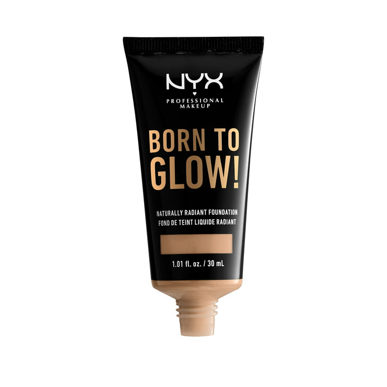 Naturally NYX Born Foundation, Makeup Professional Medium Glow Olive Medium To Coverage, Radiant