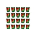 thumbnail image 2 of Christmas Paper Plates 20pcs Disposable Red Green Gold Party Plates Set for Holiday Events, Festive Tree Pattern Tableware, 2 of 6