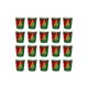 thumbnail image 2 of Placas de Papel de Navidad Rojo, Verde Y Oro Vajillas de Fiesta de Navidad Placas de Papel Desechables de 7 Pulgadas de 9 Pulgadas, Tazas de Papel Y Toallas de Papel, 2 of 6
