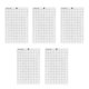 thumbnail image 1 of 5Pcs Standard Grip Cutting Mat Adhesive Cut Pad Replacement Non Slip Grid for Silhouette Cameo, 1 of 5