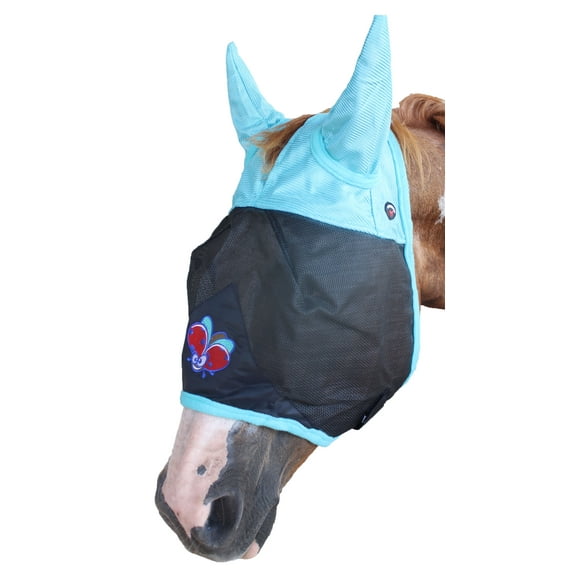 Equine Horse FlyMask Summer Spring Airflow Mesh Scrim 732106