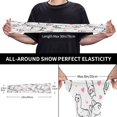 thumbnail image 4 of Balery Alpacas and Hearts Cooling Arm Sleeves for Men & Women – Breathable, Moisture-Wicking Arm Sleeves for Women, Men & Kids, 4 of 8