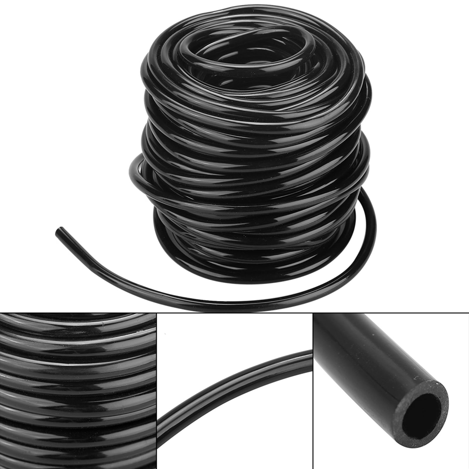 VIFER 10/20/50m Water Irrigation Hose Garden Watering Tube PVC Plastic Hose for Small Garden Irrigation System(20m)