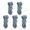 Blue, variant on Ywmsfl Soft Permanent 6mm Nonconformist Ribbon 5 Metres For Handbuilt Clothing Accessories Craft Projects
