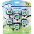 thumbnail image 1 of Air Jungles Green Tea Scent Car Air Freshener Clip, 6, 4ml Each, 1 of 14