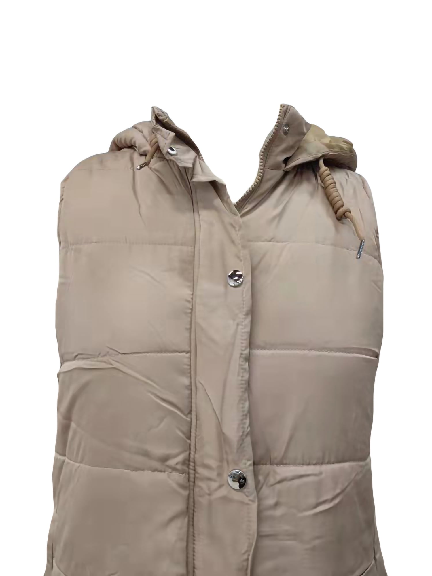 LSFYSZD Women Waistcoat Hooded Neck Sleeveless Zip Vest Tops Winter Coat