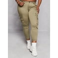 thumbnail image 2 of Womens Plus Size Double Cargo Pocket Joggers, 2 of 3