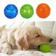 thumbnail image 3 of Juguete de goma de 7,5 cm para perros, pelota interactiva para masticar, con chirrido, para entrenamiento, color verde, 3 of 3
