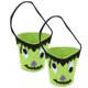 thumbnail image 3 of bolsas de fieltro para dulces de Halloween, bolsas de regalo para trucos o golosinas, bolsas con asas, recuerdos de fiesta, color verde, 3 of 14