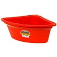 thumbnail image 1 of Little Giant 26 Quart Plastic Hanging Corner Livestock Feeder Bucket, Red, 1 of 4
