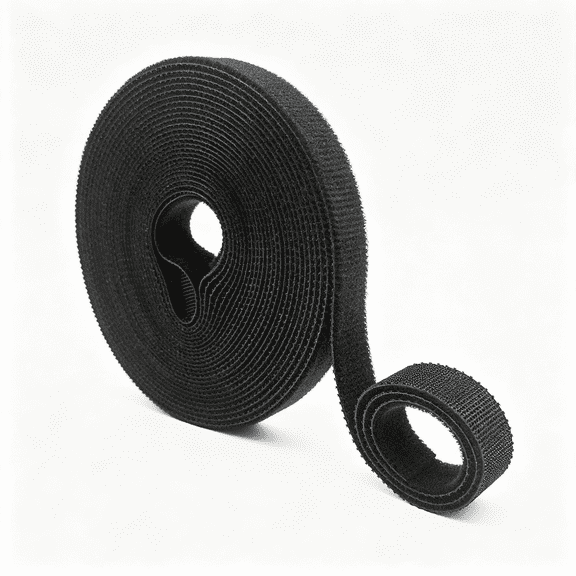 XIBUFE Double-Sided Hook and Loop Straps Self-Gripping 1 Inch, Wide Cut to Length Heavy Duty Quick Wrap Cable Straps