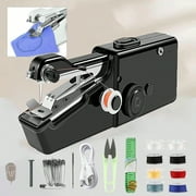 Handheld Sewing Machine With Accessories Kit, Quick Sewing Portable Sewing Machine, Mini Handheld Sewing Machine For Home, Travel And DIY, Portable Sewing Machine Suitable For Home(Black)