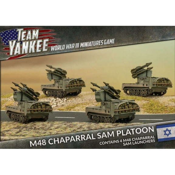World War III Team Yankee Oil Wars: Israeli M48 Chaparral SAM Platoon TIBX07