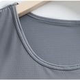 thumbnail image 5 of Mens Running Sport Slim Fit Tank Tops Quick Dry Gym Wicking Athletic Mesh Breathable Cool Workout Sleeveless Shirts Big and Tall Size M-4XL Gray, 5 of 7