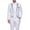 White, variant on Men's Tuxedo Suit Set – Double-Breasted Satin Peak Lapel Jacket & Tailored Pants, Elegant Formal Wear for Weddings, Galas & Special Occasions