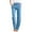 Blue, variant on Diufon Women's Cotton Linen Pants Drawstring High Waist Straight Leg Pants Summer Casual Trousers with Pockets