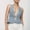 Light Blue, variant on Womens Denim Vest Vintage Sleeveless Backless Tie Back Tank Top Halterneck Jean Vest Top Streetwear Falls Creek Coat Girls Checke Puffy Vest V Neck Belt Plain Outerwear for Women Light Vest for Women
