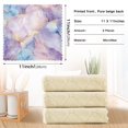 thumbnail image 6 of Yayeee 6 Pack Kitchen Dish Cloths Set for Washing Soft Drying Absorbent Microfiber Towels, Purple Marble Pattern, 6 of 9