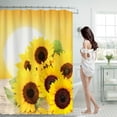thumbnail image 2 of Specialoffer！Shower Curtain 70x70 Inch With 12 Plastic Hooks Waterproof Shower Curtain Bathroom Heavy Side Shower Curtain Machine Washable Quick Dry Shower Curtain Rings, 2 of 8