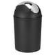 thumbnail image 2 of Mini cubo de basura portátil para residuos de escritorio, cubo de basura con tapa para el hogar, sala de estar, cocina, color negro, 2 of 8
