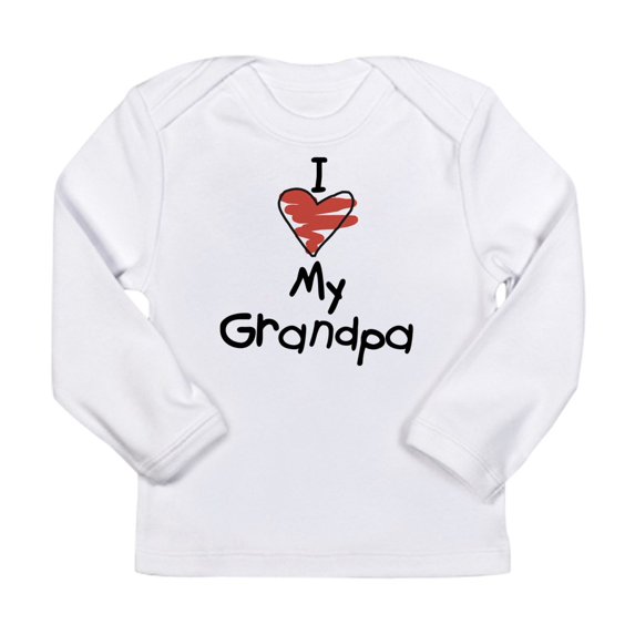 CafePress - Luv Grandpa Long Sleeve T Shirt - Long Sleeve Infant T-Shirt